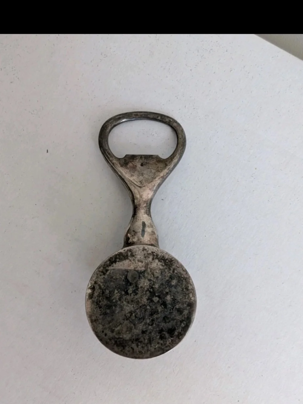 Vintage Golf Ball Bottle Opener Solid Stainless Steel Chrome Heavy Golfer Gift